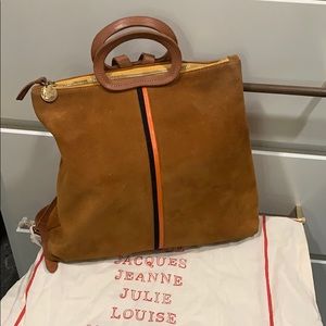 clare v marcelle suede backpack